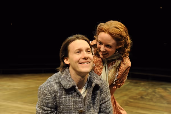Stanton Nash as Tom Sawyer and Caitlin Wise as Becky Thatcher Photo