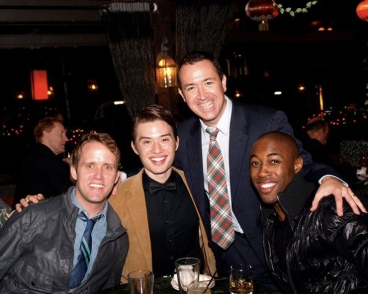 Nick Lorenzini, Chester Lockhart, Steven Glaudini and Louis Williams at 