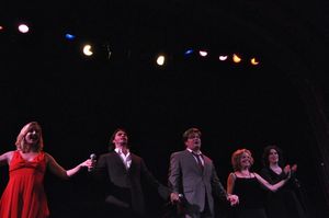 Rita Harvey, Dustin Brayley, Rob Evan, Carole Demas and Andrea Rivette Photo