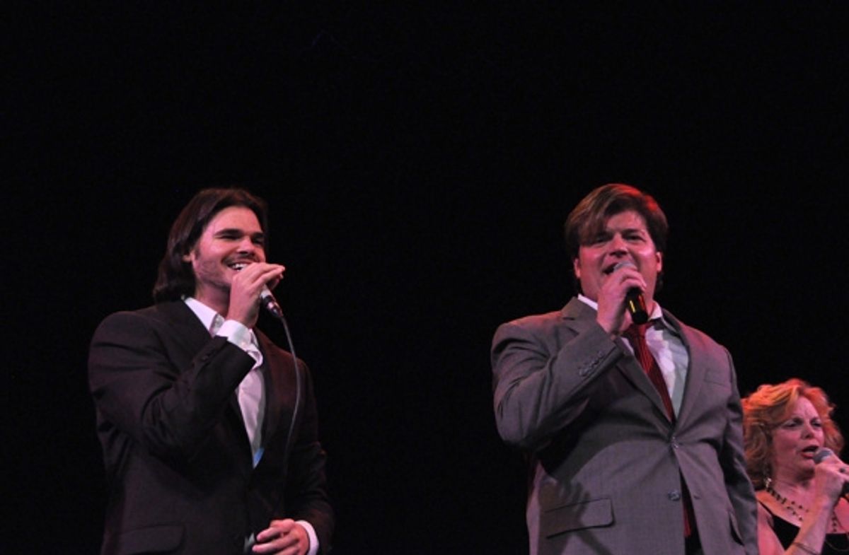 Dustin Brayley, Rob Evan and Carole Demas at 