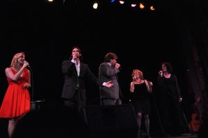 Rita Harvey, Dustin Brayley, Rob Evan, Carole Demas and Andrea Rivette Photo