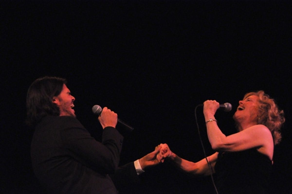 Dustin Brayley and Carole Demas at 