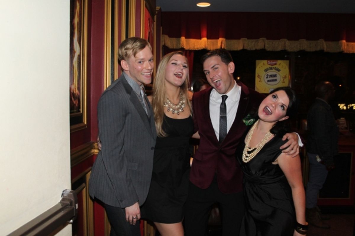 Paul Louis Lessard, Beth Kuhn, Daniel Reichard and Emily Bottorff at 