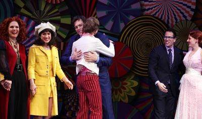 David Turner, Harry Connick Jr., Jessie Mueller & Company with Michael Mayer  Photo