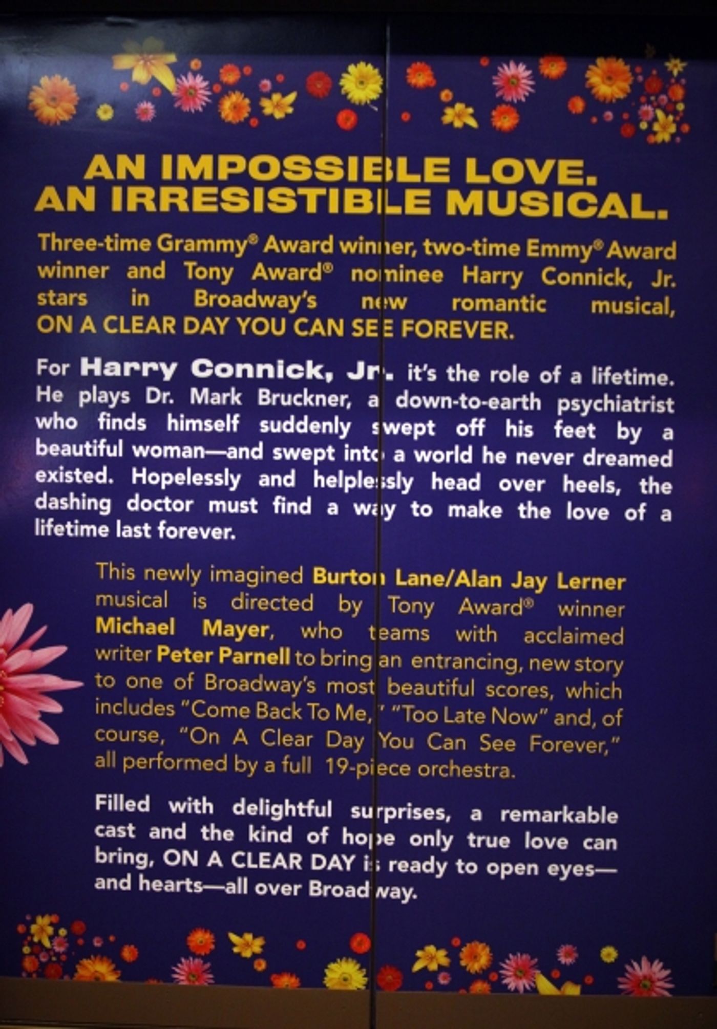 Photo Coverage: Harry Connick Jr. Opens in ON A CLEAR DAY YOU CAN SEE FOREVER!  Image