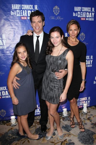 Harry Connick Jr., Jill Goodacre and daughters Kate Connick and Charlotte Connick Photo