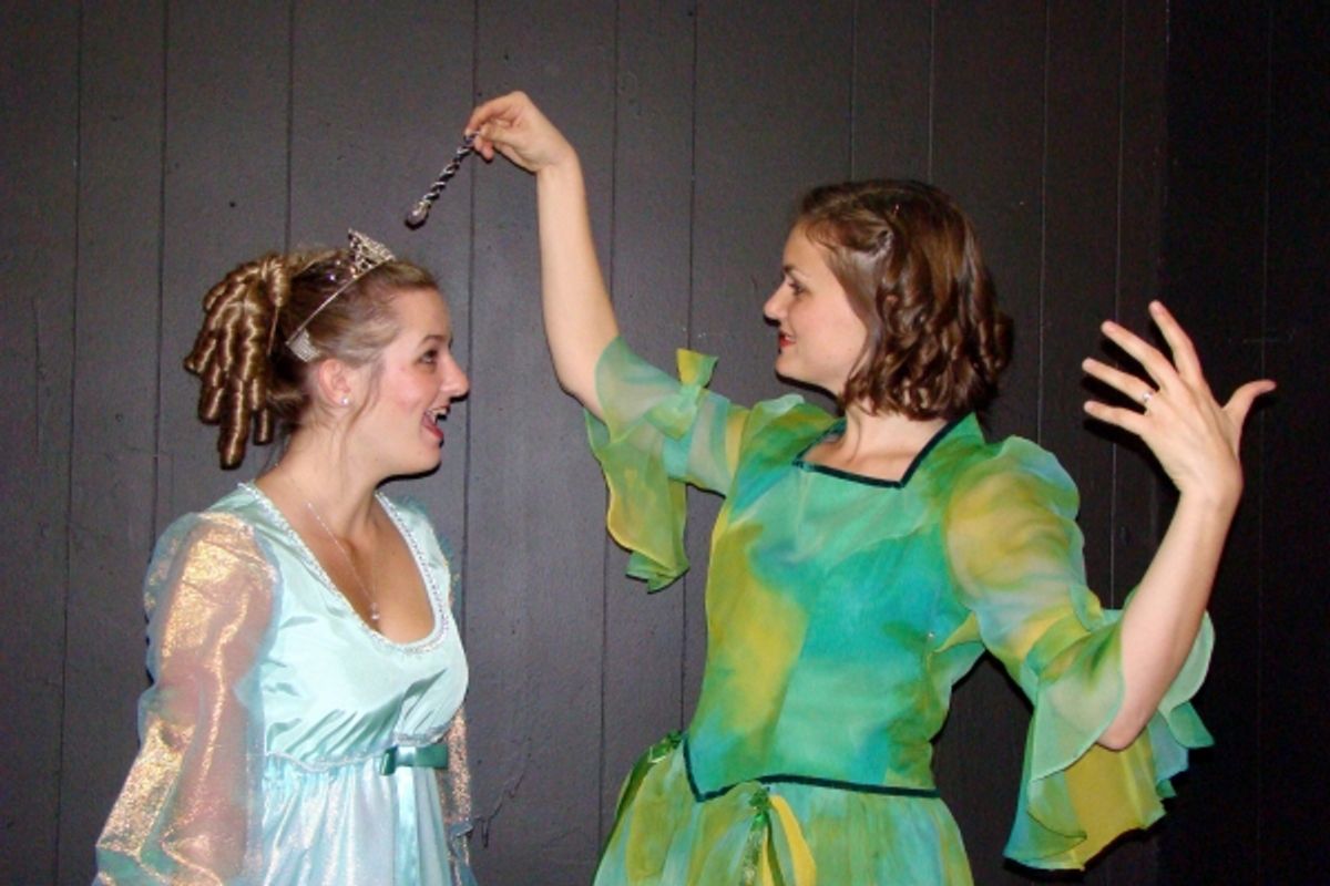 Samantha Walter (Cinderella) and Jane Haynie (Fairy Godmother) at 