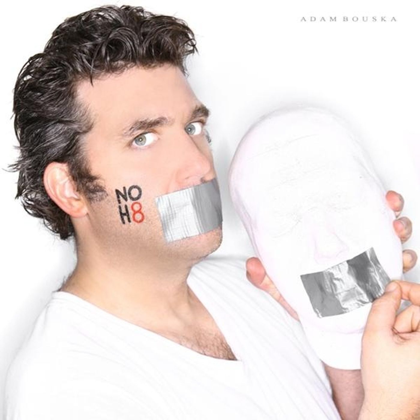 Photo Flash: Audra McDonald, Will Swenson & Craig Bierko Featured in NOH8 Campaign Shots!  Image