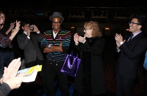 Grasan Kingsberry (Recipient) with Director Michael Mayer & Company @ BroadwayWorld Grasan Kingsberry (Recipient) with Director Michael Mayer & Company Photo