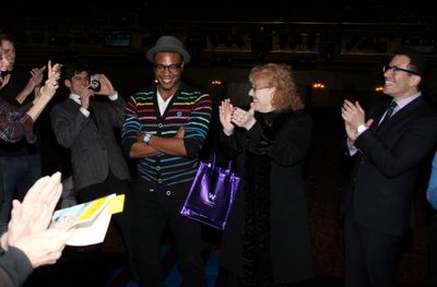 Grasan Kingsberry (Recipient) with Director Michael Mayer & Company  Photo