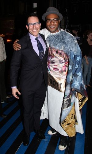 Grasan Kingsberry (Recipient) & Director Michael Mayer @ BroadwayWorld Grasan Kingsberry (Recipient) & Director Michael Mayer Photo