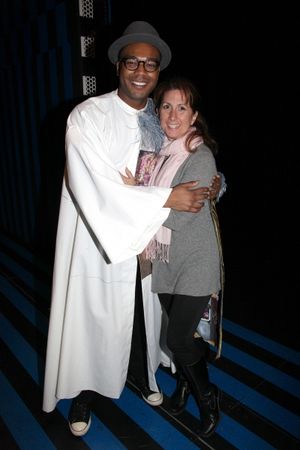 Grasan Kingsberry (Recipient) & Rebecca Kim Jordan (AEA 2nd V.P. Chair, ACCA) @ BroadwayWorld Grasan Kingsberry (Recipient) & Rebecca Kim Jordan (AEA 2nd V.P. Chair, ACCA) Photo