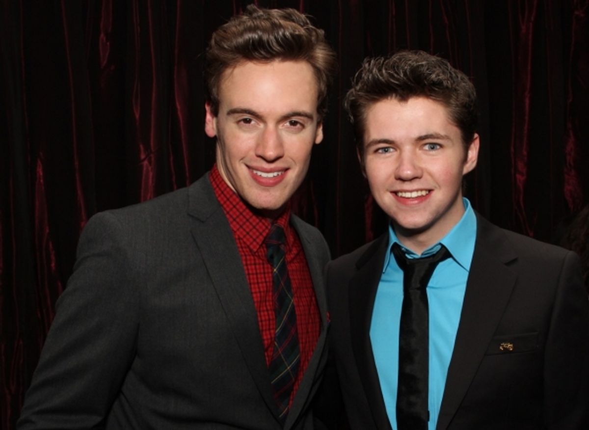 Erich Bergen and Damian McGinty at 