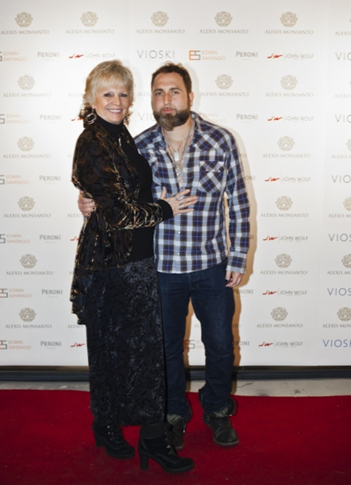 American Rock Musician and Madonna guitarist Monte Pittman (left) with Starship Artist Management President Anita Hyde (right) at 