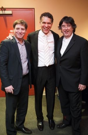 President and CEO of New Jersey Symphony Orchestra AndrÃ'© Gremillet, Brian Stokes Mitchell and conductor Constantine Kitsopoulos @ BroadwayWorld President and CEO of New Jersey Symphony Orchestra AndrÃ'© Gremillet, Brian Stok Photo