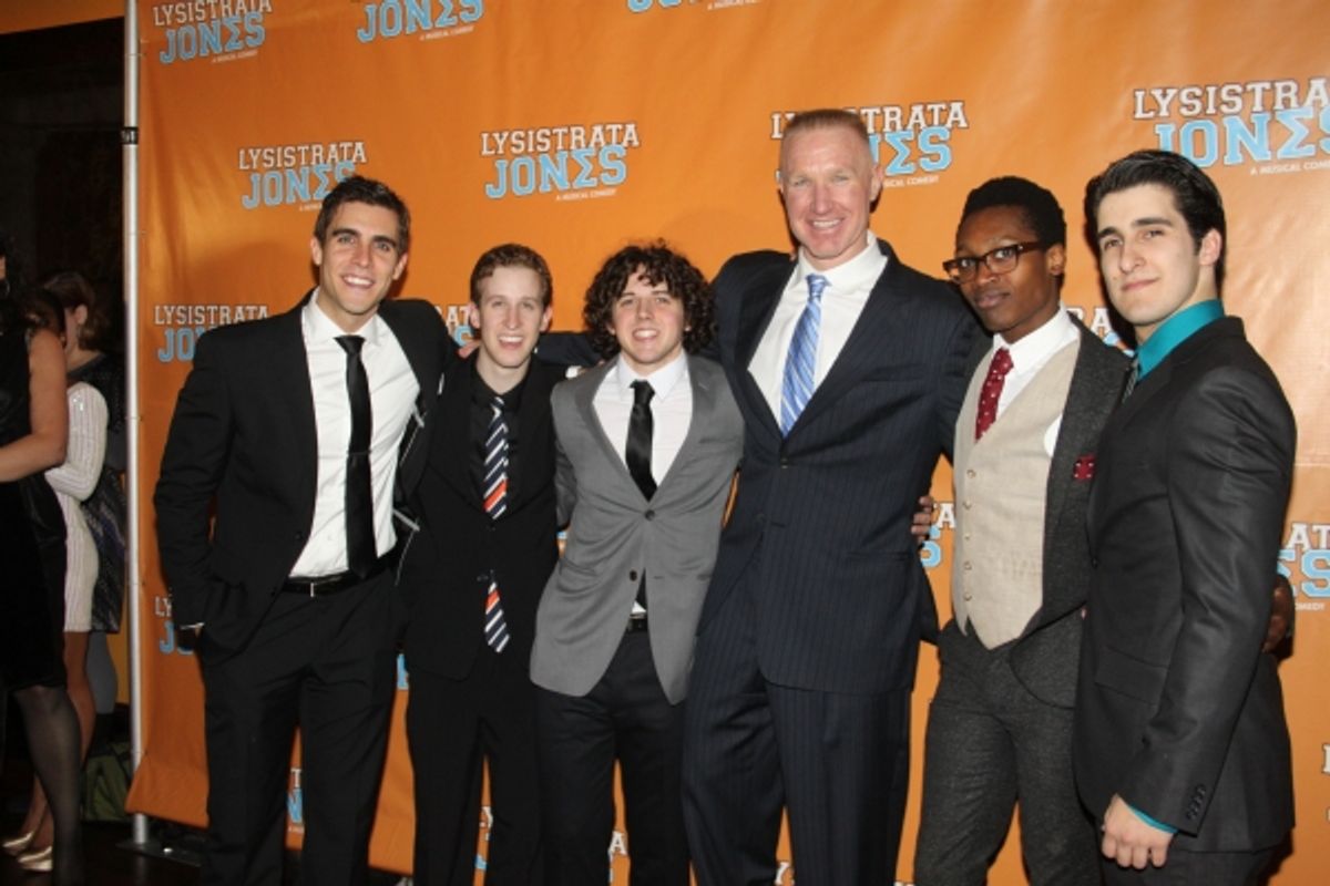 Josh Segarra, Jason Tam, Alex Wyse, Teddy Toye, Chris Mullin, Ato Blankson-Wood and Alex Aguilar at 