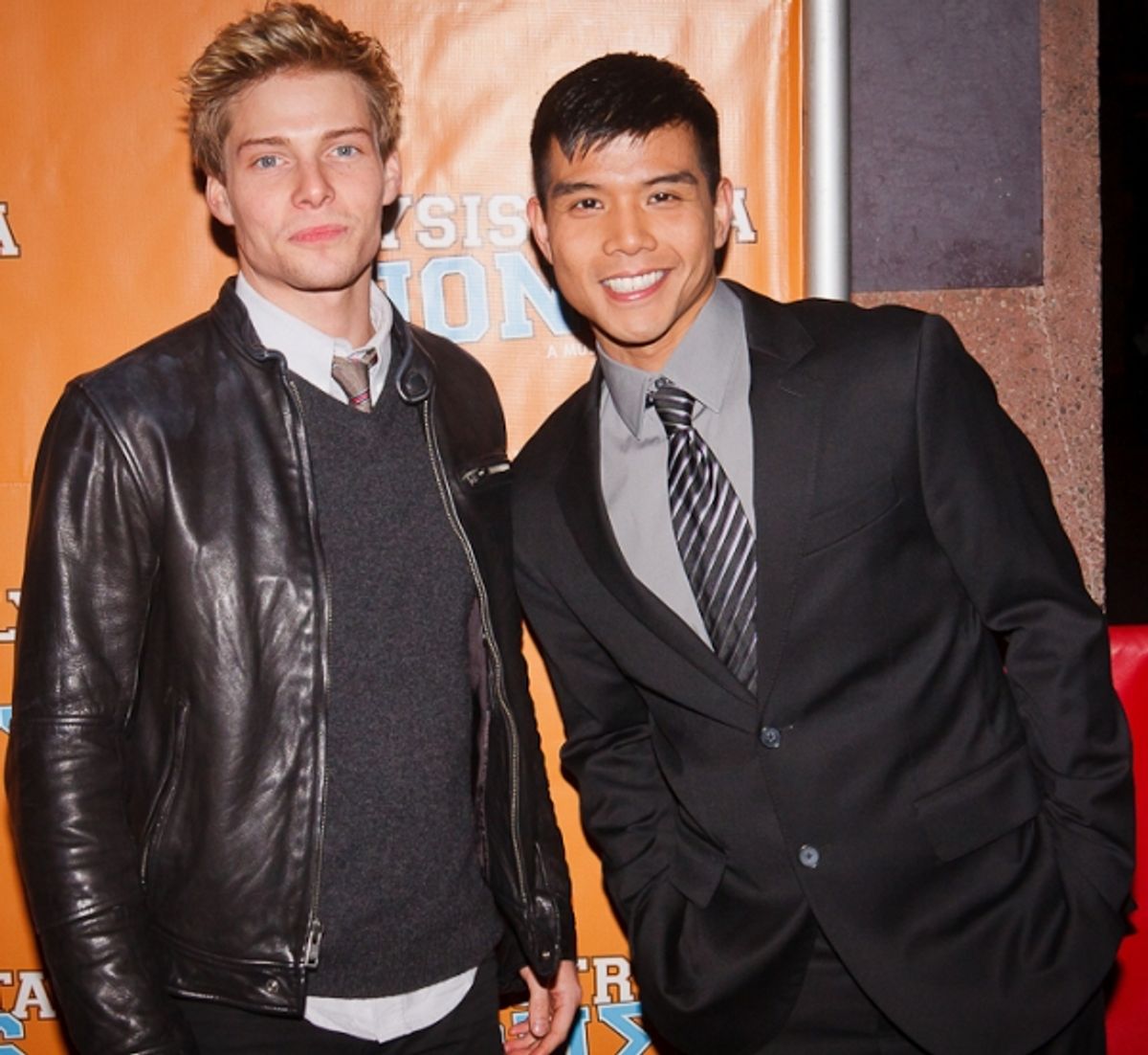 Hunter Parish and Telly Lung at 