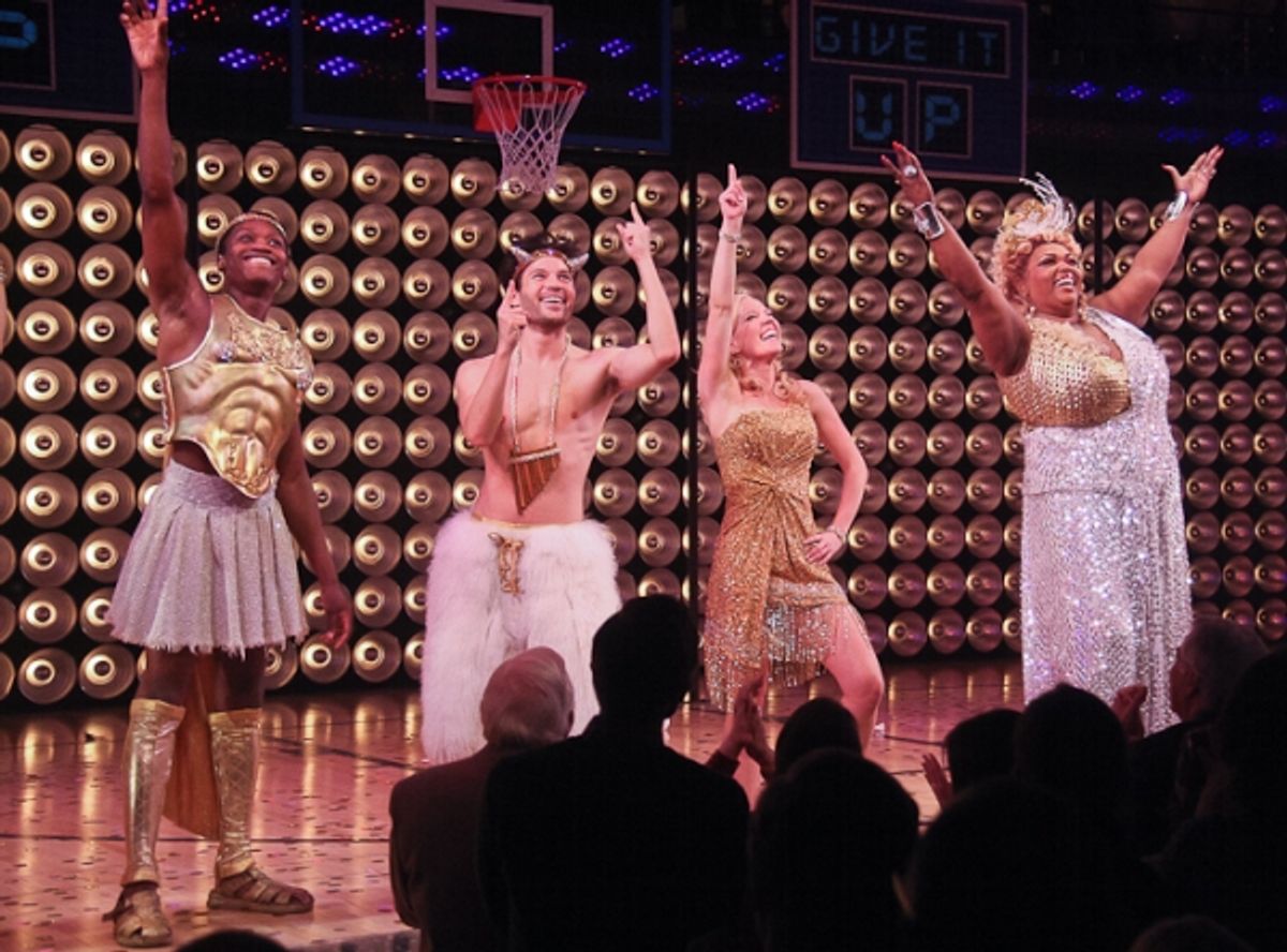 Jason Tam, Patti Murin and the cast of LYSISTRATA JONES at 