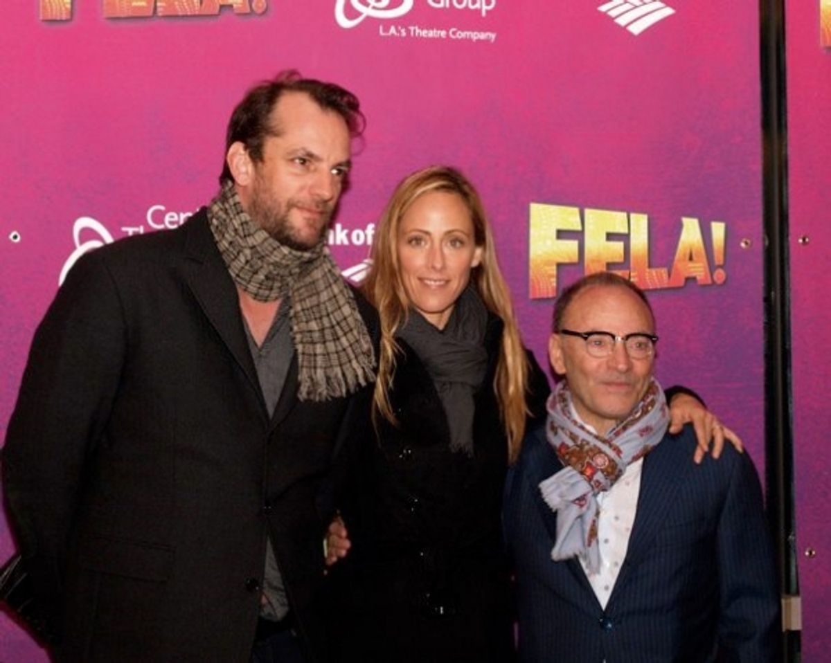 Manu Boyer and Kim Raver. at 