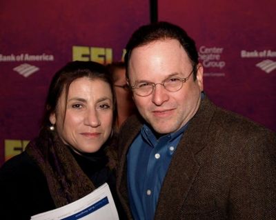 Lee Martino and Jason Alexander. Photo