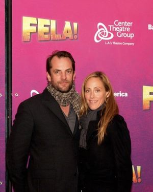 Manu Boyer and Kim Raver Photo