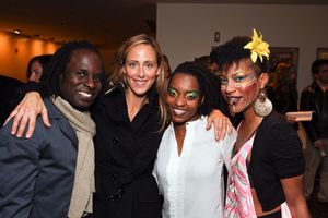 Gelan Lambert, actress Kim Raver and cast members Aimee Graham Wodobode and Oneika Ph Photo