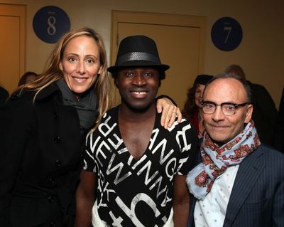 Kim Raver, Ismael Kouyate and producer Edward Tyloer Nahem Photo