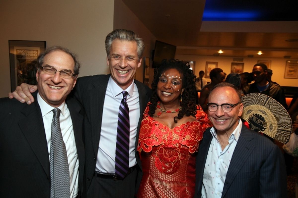 Stephen Hendel, CTG Artistic Director Michael Ritchie, Sandra Iszadore and producer Edward Tyloer Nahem at 