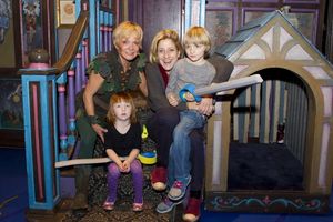 Cathy Rigby, Eddie Falco, and family Photo