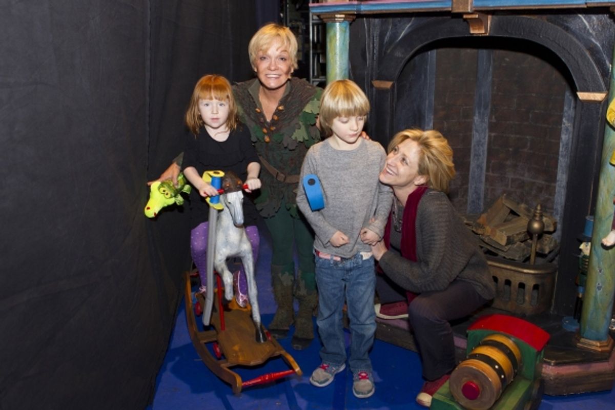 Cathy Rigby, Eddie Falco, and family at 