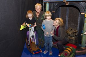 Cathy Rigby, Eddie Falco, and family Photo