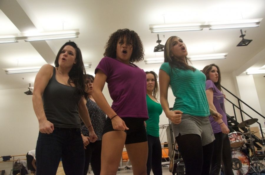 Photo Flash: AMERICAN IDIOT Tour In Rehearsal, Van Hughes, Gabrielle McClinton & More! Image
