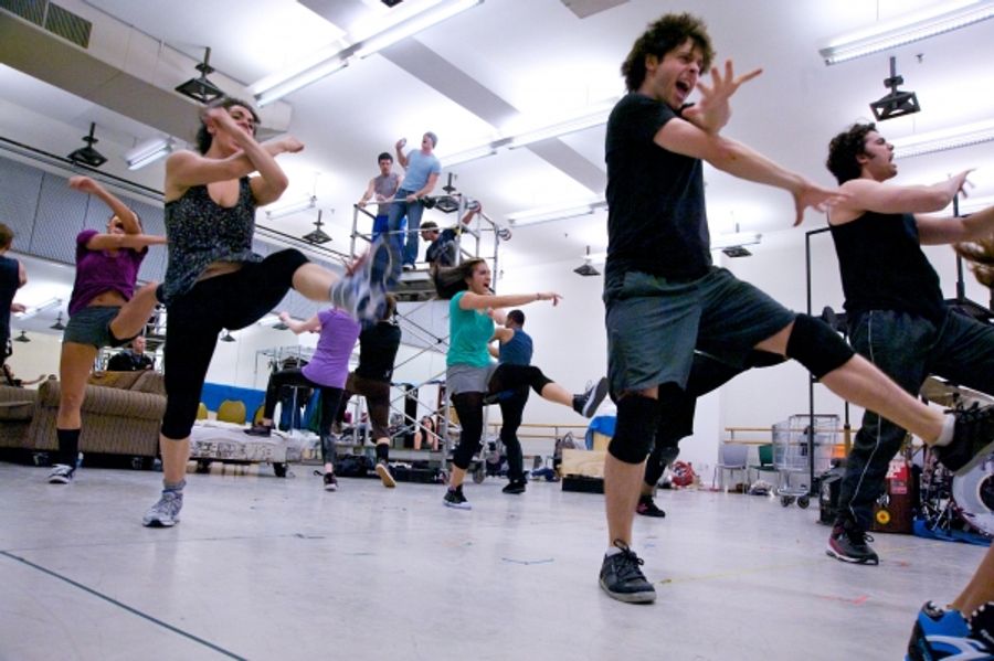 Photo Flash: AMERICAN IDIOT Tour In Rehearsal, Van Hughes, Gabrielle McClinton & More! Image