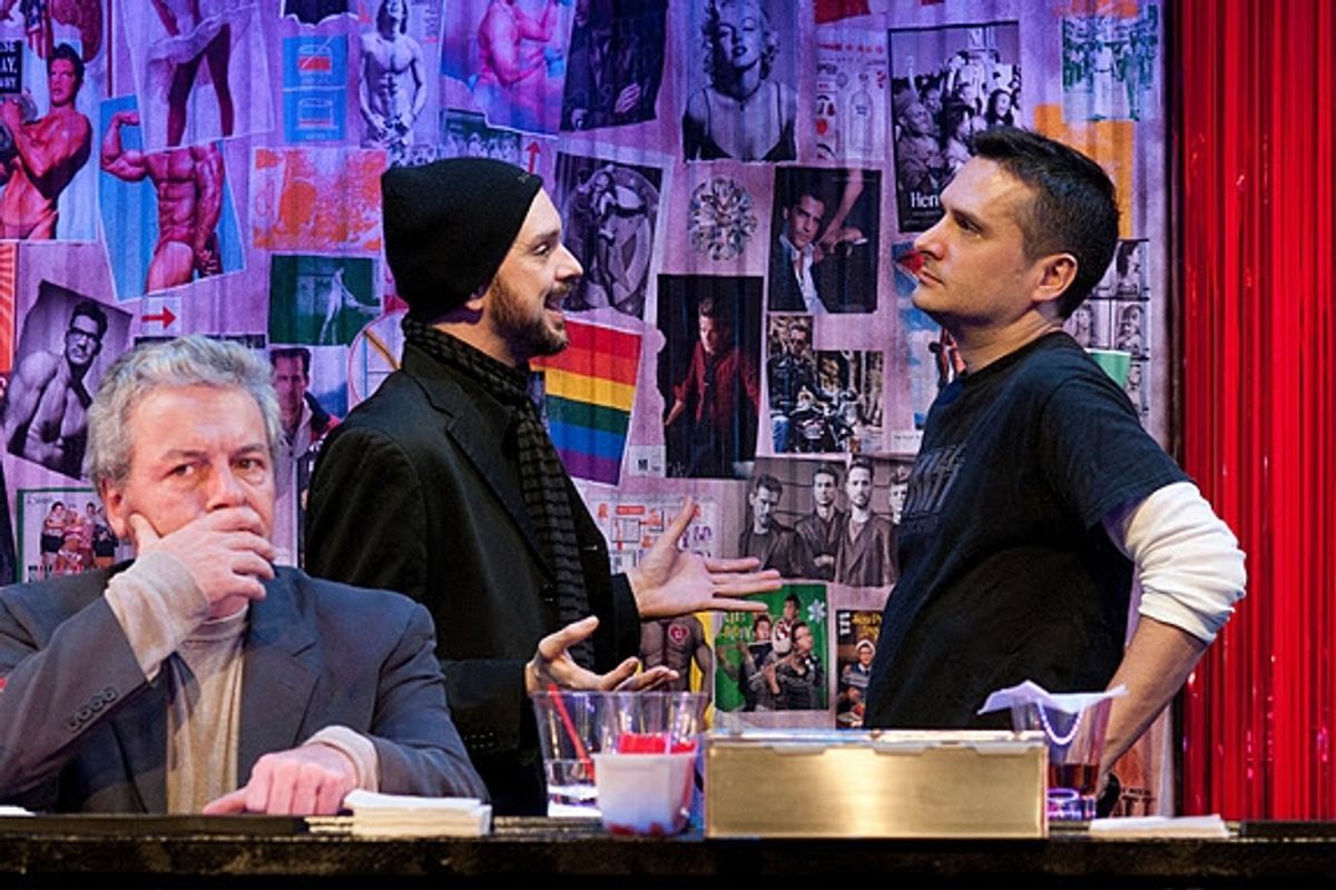 Chuck Blasius, Grant James Varjas and Brett Douglas at 