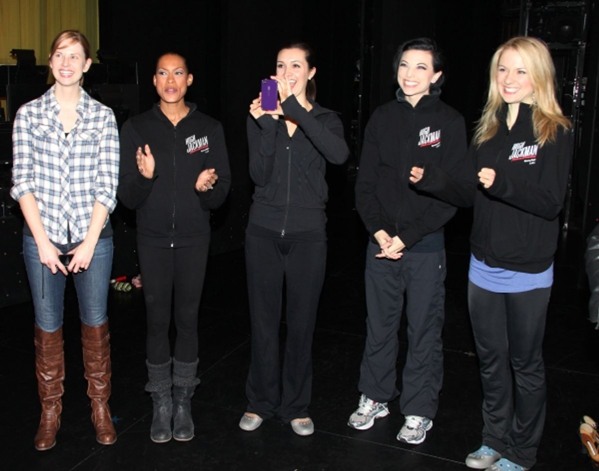 Hilary Michael Thompson, Kearran Giovanni (Gypsy Robe Recipient), Lara Seibert, Anne Otto, Robin Campbell  at 