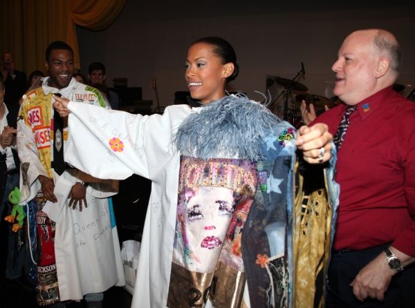 Kearran Giovanni (Gypsy Robe Recipient) with Grasan Kingsberry (Recipient-ON A CLEAR  Photo