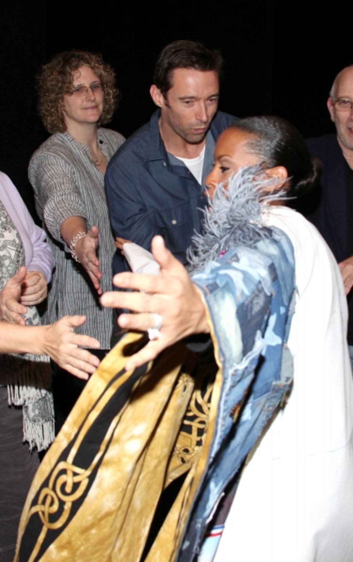 Kearran Giovanni (Gypsy Robe Recipient) & Hugh Jackman at 