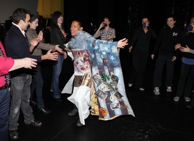 Kearran Giovanni (Gypsy Robe Recipient) attending the 'Hugh Jackman - Back On Broadwa Photo