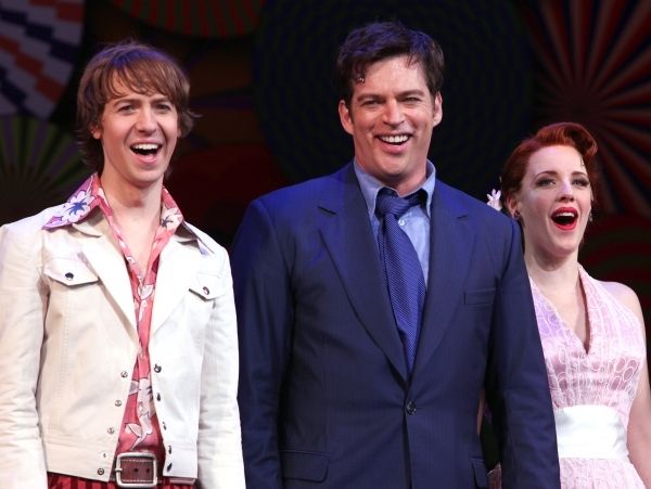 David Turner, Harry Connick Jr., Jessie Mueller. Photo Credit: Walter McBride Photo