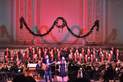 John Pizzarelli, Steven Reineke, Jessica Molaskey and Essential Voices USA Photo