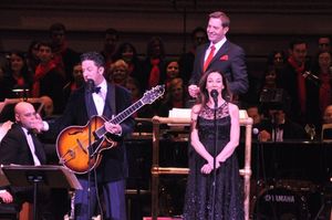 John Pizzarelli, Steven Reineke and Jessica Molaskey Photo