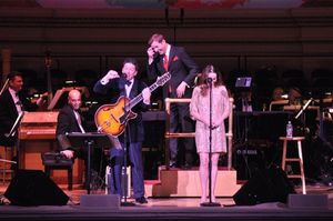 John Pizzarelli, Steven Reineke and Jessica Molaskey Photo