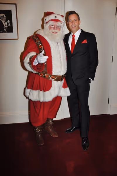 Santa Claus and Steven Reineke Photo