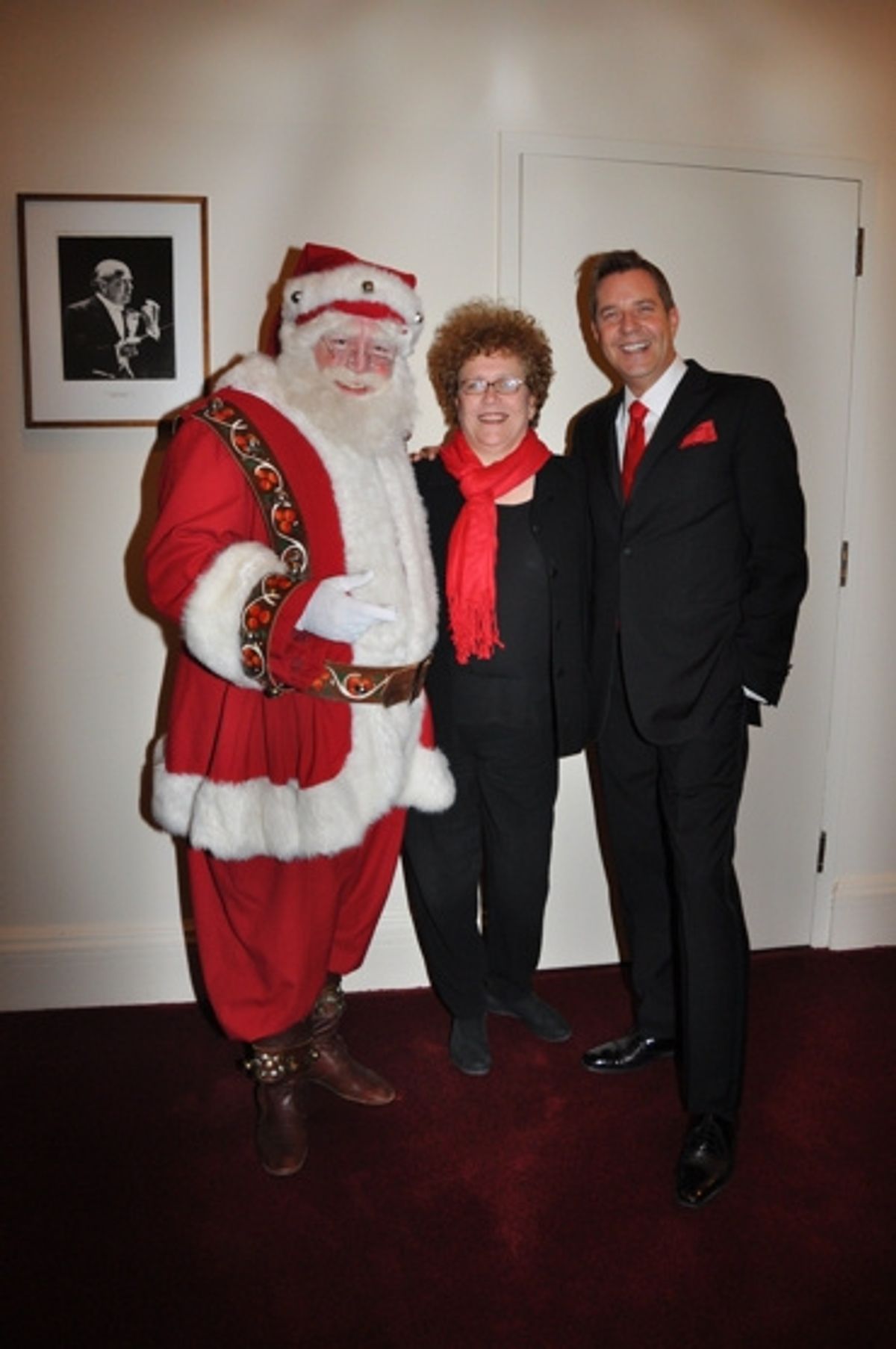 Santa Claus, Judith Clurman and Steven Reineke at 