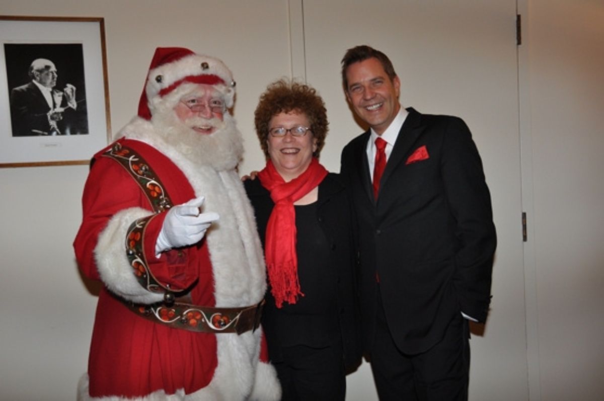 Santa Claus, Judith Clurman and Steven Reineke at 