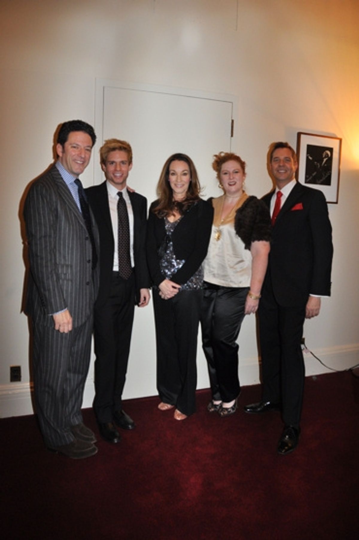 John Pizzarelli, Hunter Ryan Herdlicka, Jessica Molaskey, Julie James and Steven Reineke at 
