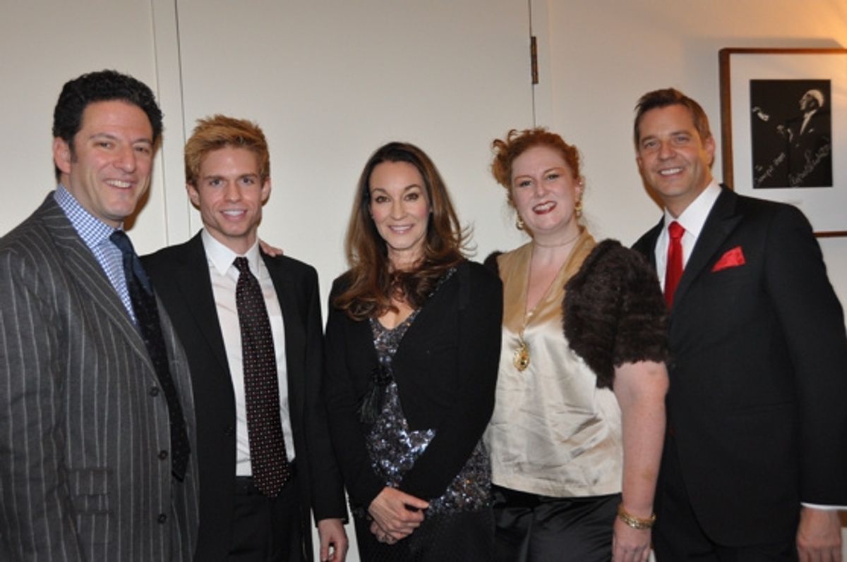 John Pizzarelli, Hunter Ryan Herdlicka, Jessica Molaskey, Julie James and Steven Reineke at 