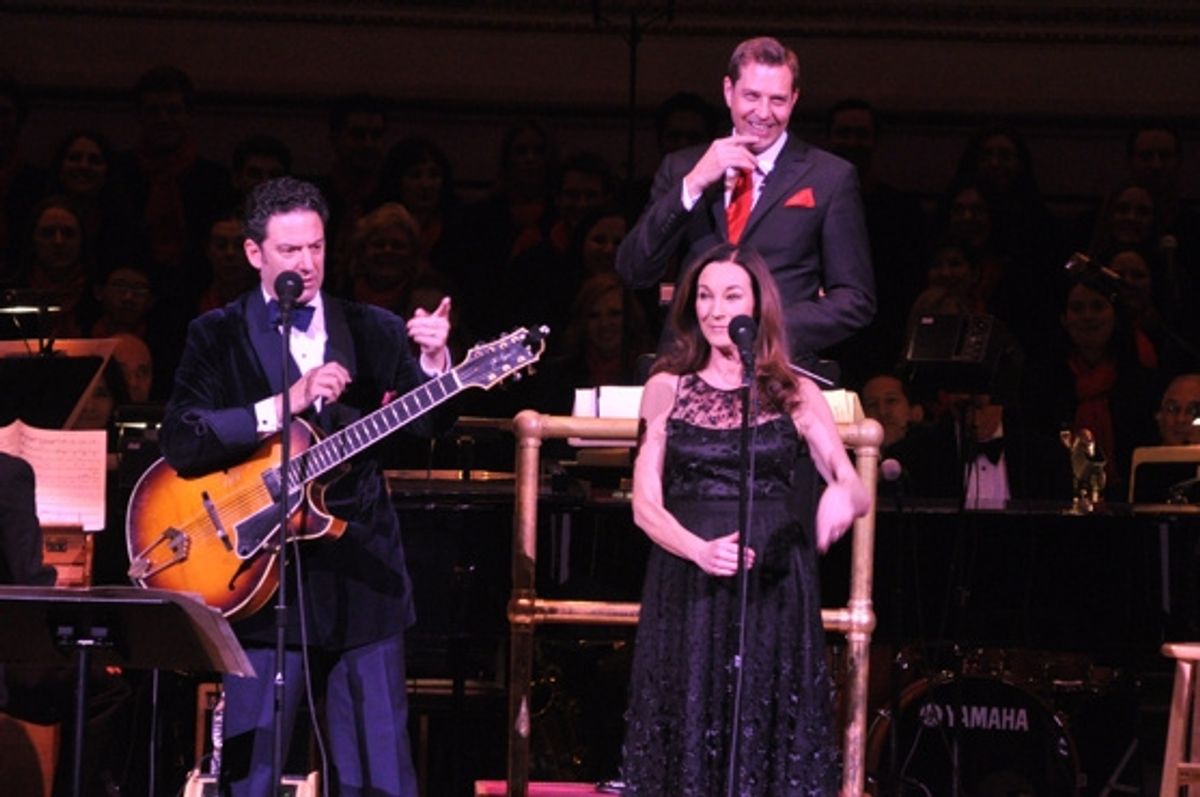 John Pizzarelli, Steven Reineke and Jessica Molaskey at 