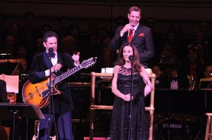 John Pizzarelli, Steven Reineke and Jessica Molaskey Photo