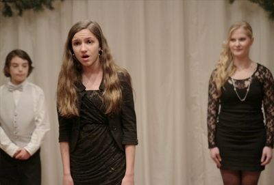 Kaylie Rubinaccio (Ragtime, Les Miserables) sings "Mary, Did You Know?" Photo